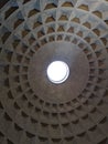 ÃÂ  Sunlight enters the Panteon in Rome Royalty Free Stock Photo